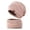 Pink, variant on GRNSHTS 2 Pcs/Set Winter Beanie Hat Scarf Thick Warm Knit Fleece Lined Cap Neck Warmer for Men Women (Blue)