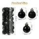thumbnail image 2 of 24Pcs 1.1" Bolas de Navidad Adornos Conjunto de Bolas Colgantes para Árbol de Navidad Decoración Navideña (Negro), 2 of 7