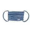 Flap Happy- Face Mask Reusable - Kids Face Mask - Navy Preppy Stripe - Comfortable & Cute - Flexible Smooth StretchyEarloops - Light, Gentle, and Airy - Anti-Wrinkle - for All Day Usage - Flap Happy