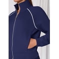 thumbnail image 4 of Conjunto Deportivo PRETTYGARDEN 2 Piezas Mujer Azul Marino Talla M, 4 of 6