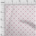 thumbnail image 1 of oneOone Cotton Silk Crimson Red Fabric Square & Check Geometric Craft Projects Decor Fabric Printed by The Yard 42 Inch Wide, 1 of 4