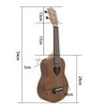thumbnail image 2 of LEEYNEER Ukulele  Beginners Four String Instrument  Adults  Parties Travel And Music Development Music Lovers, 2 of 8