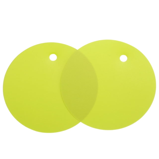 Unique Bargains 50pcs Waterproof Shipping Tags, PVC Metal Eyelet Durable Label Tear Resistant Blank Tag Yellow