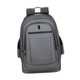 thumbnail image 3 of Bunblic Rolling Backpack Carry on Luggage Bag Multifunctional Large Capacity Computer Backpack Laptop Backpack with Wheels for Travel Gray, 3 of 8