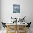 thumbnail image 7 of Abstract Blue Ocean Sunrise & Sunset - 12x16 inch Canvas Print, A Fresh Addition to Bathroom Wall and Coastal Décor, 7 of 7