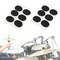 thumbnail image 4 of Silenciador de amortiguador de tambor, Accesorios para Instrumentos Musicales, autoadhesivo de silicona, color negro, 12 Uds., 4 of 5