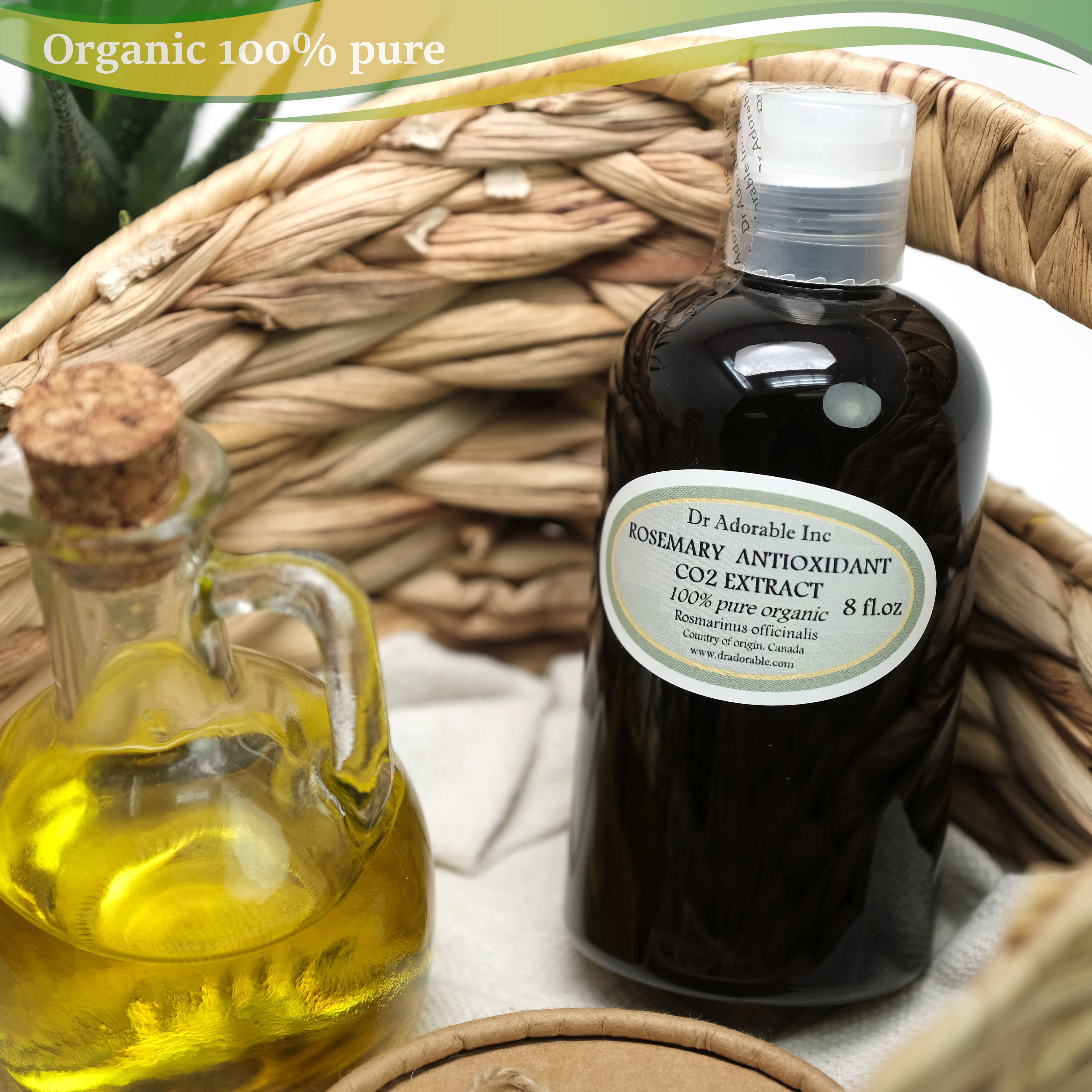 Dr Adorable - 8 oz - Rosemary Antioxidant Co2 Extract - 100% Pure Organic Natural