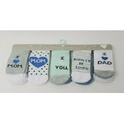 Adrienne Vittadini Bambini Girl's 10 Pairs Girls Socks, Assorted, Size: 0-12 M