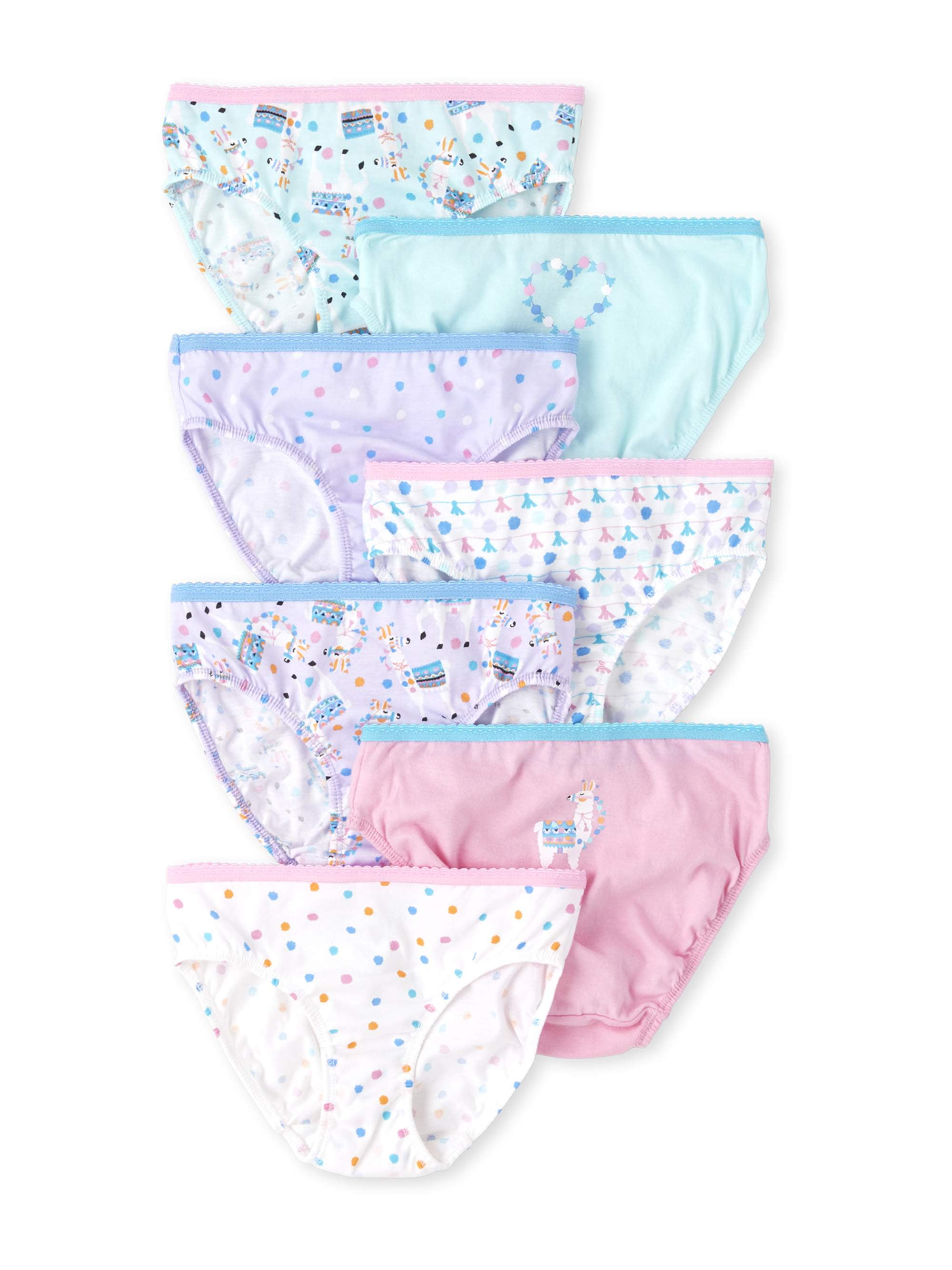 The Childrens Place Baby Girls 3 Pack Novelty Printed Variety Pajama Set