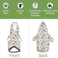 thumbnail image 6 of Haiem Funny Cat White for Winter Dog Hoodie Sweatshirts with Pockets Warm Dog Clothes for Small Dogs Chihuahua-Small, 6 of 7