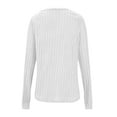 thumbnail image 6 of BSDJILFG Long Sleeve Sweaters for Women Casual Textured Ribbed Knit Shirt Raglan T-Shirt Crewneck Pullover Tops,Lightweight,Sizes S-2XL, 6 of 7