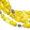 Cousin Glass Mixed Yellow Beads, 1 Each