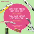 thumbnail image 1 of Prestige Waiters Corkscrew By Coutale Sommelier - Stainless Steel - French Patented Spring-Loaded Double Lever Wine Bottle Opener for Bartenders and Gifts, 1 of 6