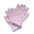 thumbnail image 3 of qolati Kids Winter Gloves Girls Warm Stretchy Knit Gloves Toddler Cute Bowknot Full Fingers Gloves for Cold Weather 3-8 Years, 3 of 4