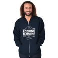thumbnail image 3 of Cool Basketball Scoring Machine Zip Hoodie Sweatshirt Men Brisco Brands L, 3 of 6