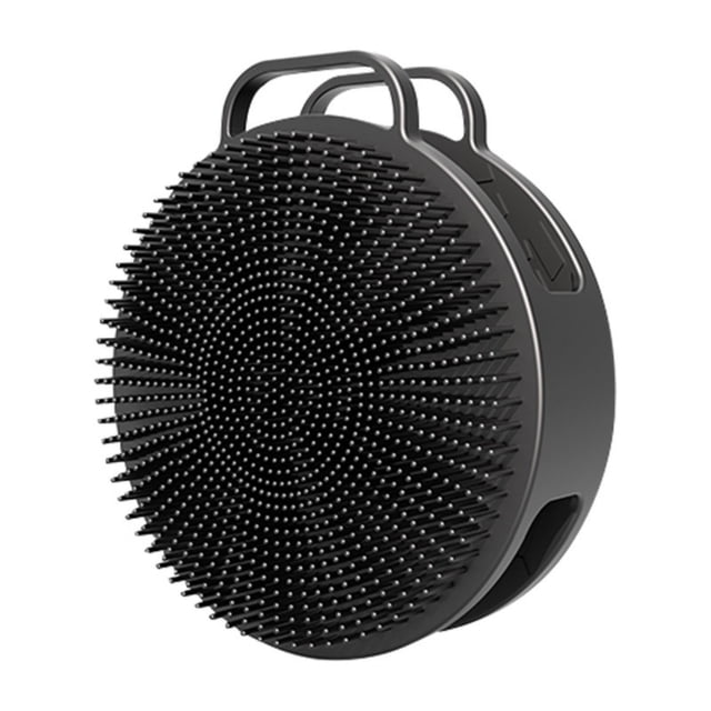 Silicon Shower Brush With Handle For Deep Cleaning Exfoliation And Massage Soft Sensitive Skin Use Easy Hang Storage Bathroom