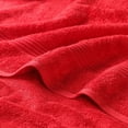 thumbnail image 3 of Superior Egyptian Cotton Absorbent Red Bath Towel Set of 4, 3 of 13