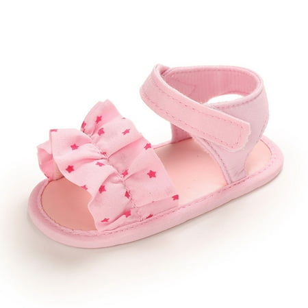 

Kids Star Rubber Sandals Non-Slip First Walking Shoes