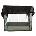 thumbnail image 2 of Galvanized Metal Raised Garden Bed Kit with Shade Canopy & Plant Protection Net – Outdoor Planter Box with Zippered Door – For Vegetables, Flowers – Easy Assembly – Beige – 8x4x1ft, 2 of 8