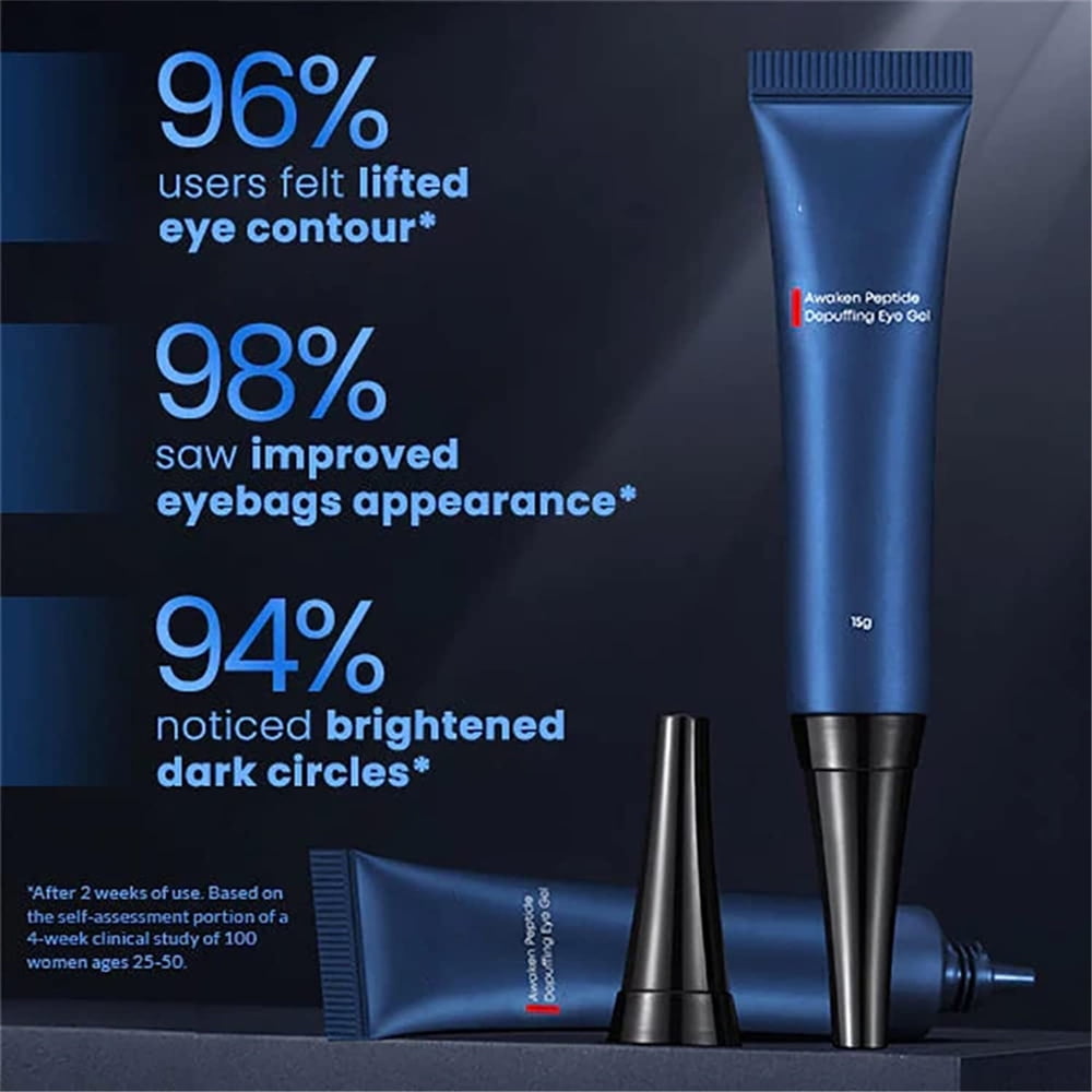 15g Himse Awaken Peptide Depuffing Eye Gel,Men's Moisturizing Eye Cream