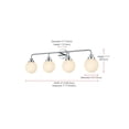 thumbnail image 3 of Living District Hanson 37 inch Wall Sconce in Chrome, 3 of 8