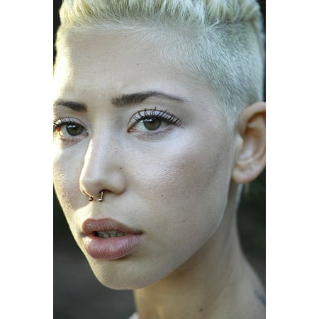 - Canvas Print Short Hair Overview Model Beauty Model Exposure Stretched Canvas 10 X 14