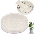 thumbnail image 3 of Plateau Rouleau Rond pour Plantes, Roulettes à 360°, Support pour Plantes avec Réservoir d'Eau, 3 of 8