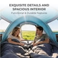 thumbnail image 6 of Ktaxon 4-Person Automatic Family Dome Camping Tent Easy Setup with Carrying Bag, Blue, 6 of 10