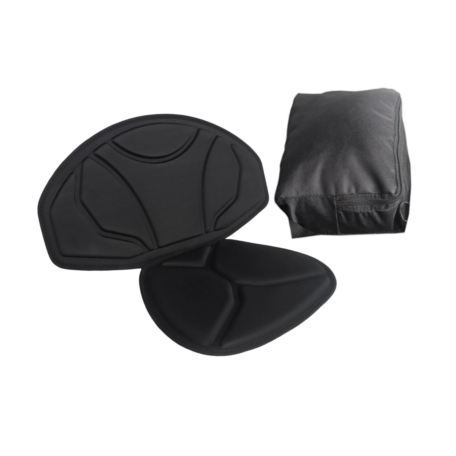 funtasica Kayak Seat Cushion Paddle Board Seat Accessories Padded with Back Support Adjustable for Drifting Water Sports Boat Canoeing With Bag