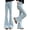 8_Blue, variant on Girl's Jeans Flare Bell Bottom Girls Pants Size 7 Cute High Waist Denim Pants Dressy Casual Pants with Pockets Size 10-11 Years 4_Blue
