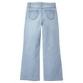 thumbnail image 2 of Girls 2-16 Lands' End Wide Leg Denim Jeans Color: Bay Blue Size: 7, 2 of 4