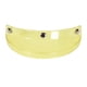 thumbnail image 2 of Visera de casco retro con 3 broches para casco 3/4, accesorios de repuesto directos. Amarillo transparente, 2 of 7
