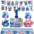thumbnail image 4 of Globo temático de Lilo & Stitch de Disney, decoraciones para fiesta de cumpleaños, vajilla de papel, platos, vasos, servilletas, pancarta, suministros de fiesta DIY para vacaciones, 4 of 5