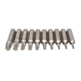 thumbnail image 3 of Juego de 10 puntas de destornillador Torx CR-V T3 T4 T5 T6 T7 T8 T9 T10 T15 T20 para reparación de móviles con cabezal de reparación de flores de ciruelo, 3 of 5
