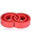 thumbnail image 1 of Huggegwe Amortisseur, 2 Pcs Amortisseur Universel en Caoutchouc Rouge pour Voiture, Coussin de Pare-Chocs à Ressort, Type A-F, Buissons (Type F) CJB91-35036, 1 of 9