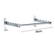 thumbnail image 5 of Colgador de ropa montado en la pared Perchero de pared de acero inoxidable Soporte de colgador de pared con brazo oscilante Juego de 2 (con varilla) Adepaton 2035211-1, 5 of 9