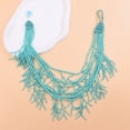 thumbnail image 6 of 3. Multi Layer Beaded Neckchain Adjustable Length Lightweight Resin Jewelry For Women Formal Or Casual Gifts, 6 of 9