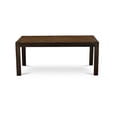 thumbnail image 6 of East West Furniture LMFO5-77-49 5-Pc Modern Dining Set with 1 Dining Table and 4 Black Dining Chairs - Distressed Jacobean Finish, 6 of 8