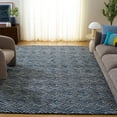 thumbnail image 2 of SAFAVIEH Micro-Loop Hamilton Geometric Area Rug, Dark Blue/Ivory, 8' x 10', 2 of 10