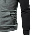 thumbnail image 3 of Hoodies Men Gym Hooded Top Men Teenagers Zipper Jacket Warm Cosy Sweatshirts Stretch Lightweight Jackets Golf Casual Outwear Fall Long Sleeve Tracksuit Top, 3 of 4
