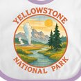 thumbnail image 4 of Inktastic Yellowstone National Park Boys or Girls Baby Bib, 4 of 4