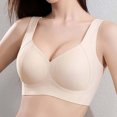 thumbnail image 3 of Squevariel Women Push Up Bra Solid Color Lightweight Bra Wireless Wide Strap Breathable Everyday Bra, 3 of 6