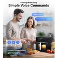 thumbnail image 2 of Emerson SmartVoice 10QT 6-in-1 Air Fryer, 1000+ Voice Control Commands, 100+ Recognized Food, No APP, No WIFI, Air Fry, Bake, Reheat, Dehydrate, 1700W, 2 of 8