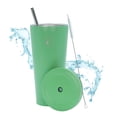 thumbnail image 1 of Termo para Cafe y Agua de Acero Inoxidable GAON Tapa para Frio y Caliente Acabado Matte 710 ml Verde, 1 of 4