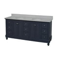 thumbnail image 6 of Bella 72" Double Bathroom Vanity with White Cabinet and Quartz Top, 6 of 7