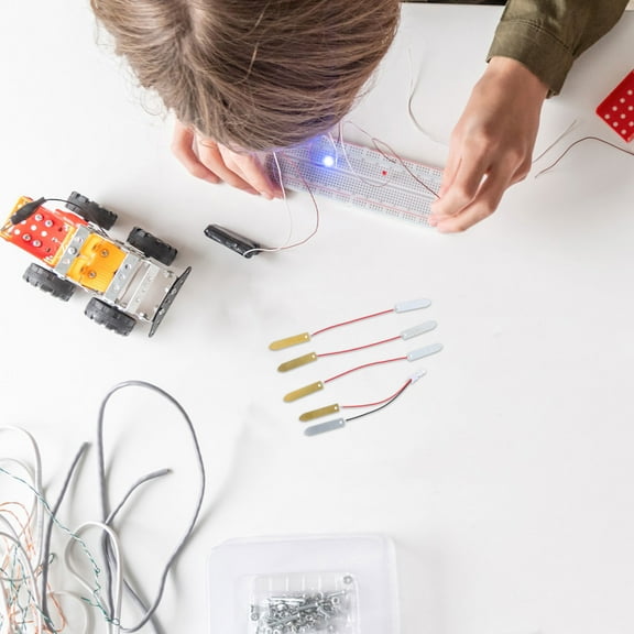 IDEANATEGRATE Fruit Battery Science Experiment Kit 1Set For Power Generation And Hands On Learning In 1.6x0.4x0.04in