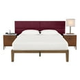 thumbnail image 7 of Jaxx Panelist Modern Padded Headboard – Set of 4 Wall Mounted Panels - King, Vino Red Microvelvet, 7 of 7