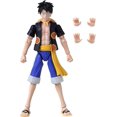 thumbnail image 3 of One Piece 6 Inch Action Figure Anime Heroes - Monkey D. Luffy Dressrosa Version, 3 of 3