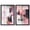 Black Frame, variant on Love Letters Set Shadowbox Print Pink Abstract Art Set by Art Remedy, White Frame, 16 x 24