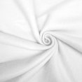 thumbnail image 2 of TL Care Fleece Blanket with Silk-Like Satin Trim, Soft, Warm & Cozy, White, 30" x 40" for Boys and Girls, Perfect for Baby Carrier, Stroller, Travel and Gifting, 2 of 5
